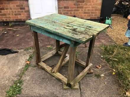 Photo of free Garden Table / Potting Table (Leamington Spa (CV32)) #2