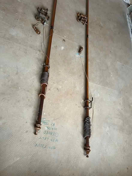 Photo of free Wood curtain poles (Long eaton NG10) #2