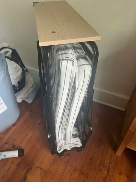 Photo of free Single foldaway bed on wheels (Near Rottingdean) #2