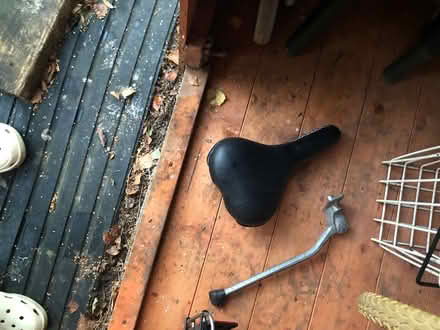 Photo of free Saddle and stand for bike (Malvern) #1