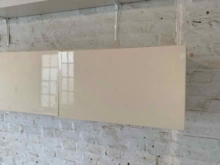Photo of free 3 wall cabinets, cream gloss (TW12 (Hampton)) #1
