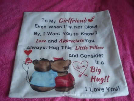 Photo of free Cushion cover for "My girl friend" (Barming ME16) #1