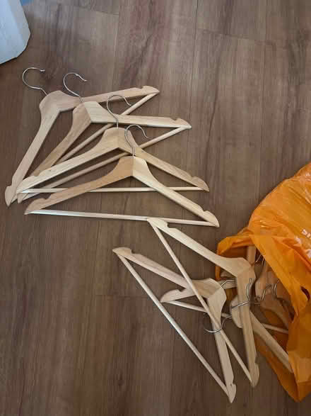 Photo of free Wooden hangers (Balham) #1