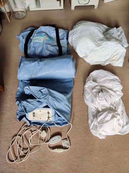 Photo of free Aerobed inflatable pale blue raised height double airbed (Temple Fortune NW11) #1