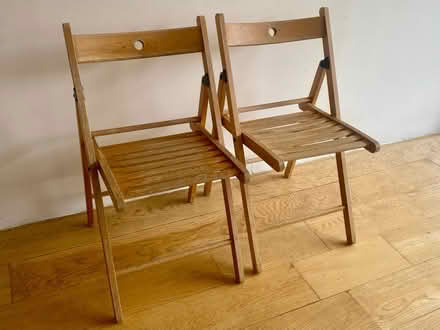 Photo of free Two folding chairs (Kings Cross N1) #1