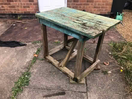 Photo of free Garden Table / Potting Table (Leamington Spa (CV32)) #1