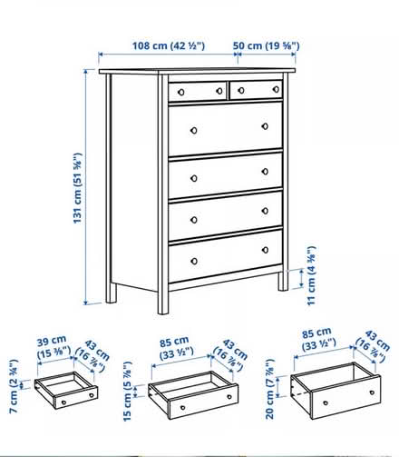 Photo of free 2 IKEA tall boys (Twickenham TW2) #2