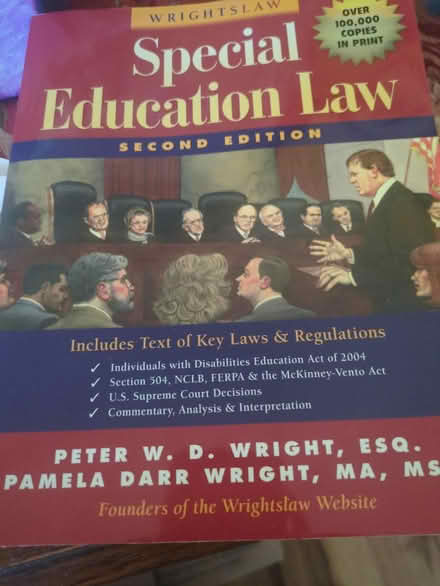 Photo of free Book on special education law (Leonardo/Middletown) #1