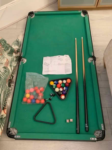 Photo of free Mini Pool Table (Alexandra Palace N22) #1