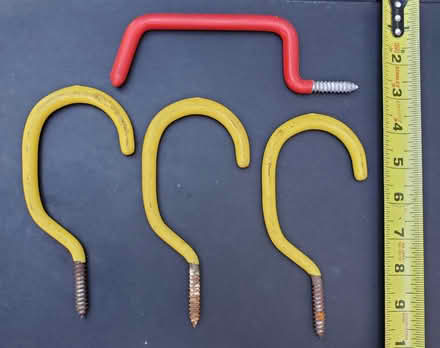 Photo of free Vinyl-coated screw-in hooks (Cupertino) #1