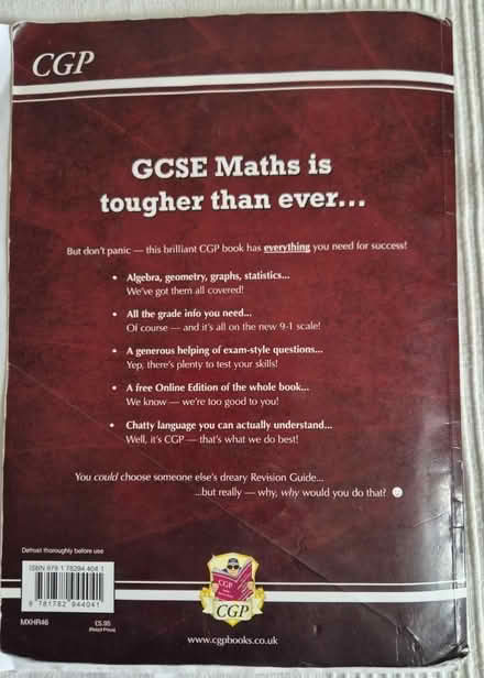 Photo of free GCSE Maths revision guide (Epsom KT19) #2