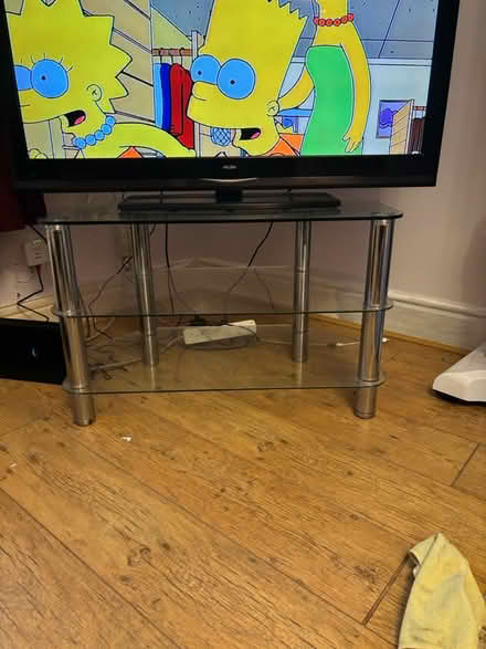 Photo of free Glass 3 tier TV stand (Swalwell, NE16) #2
