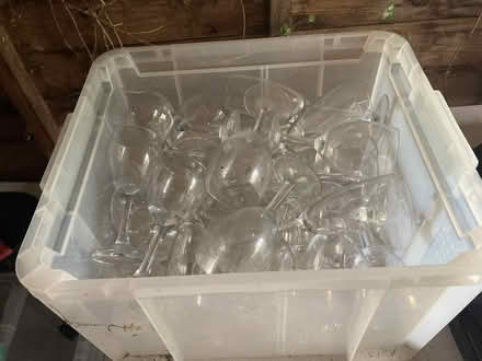 Photo of free Wine glasses, champagne flutes, champagne saucers - lots (Old Radnor LD8) #1