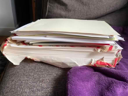 Photo of free Stack of mixed plain paper (Oxford OX2) #1