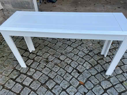 Photo of free White console table. (Cleghorn ML11) #1