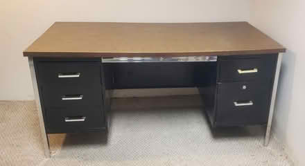 Photo of free Metal desk (Dunham and Army Trail) #1