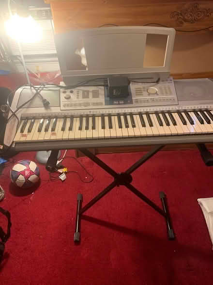 Photo of free Keyboard and Stand (Brookland/Rhode Island Ave NE) #1
