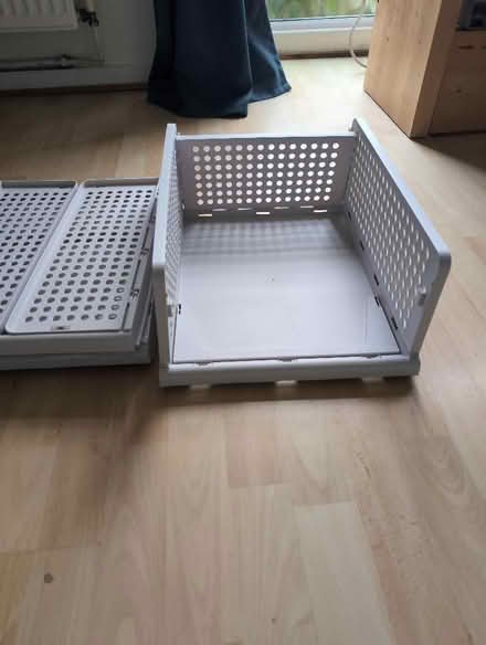 Photo of free Foldable organising baskets (Bathford) #2
