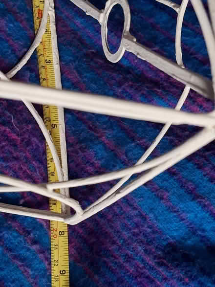 Photo of free Lampshade, metal, cream colour and lampshade parchment. (Canford Heath BH17) #4