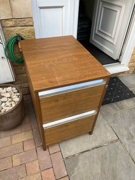 Photo of free Wooden filing cabinet (BA2) #2