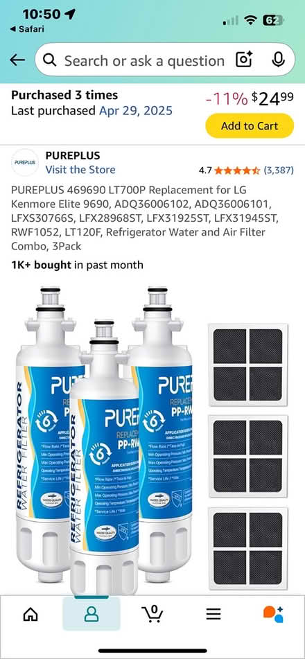 Photo of free Filters (for Refrigerator ) (North West Banning) #2