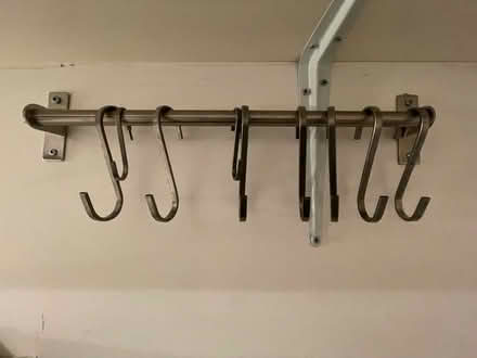 Photo of free IKEA steel rails & hooks (Northfields) #1