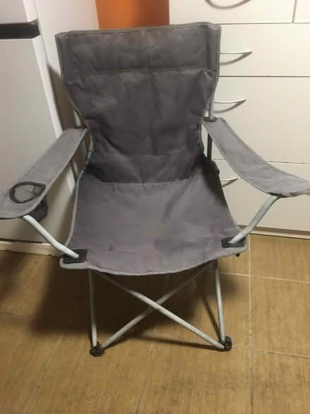 Photo of free Two Grey Travel Camping Chairs (Liverpool L6) #2