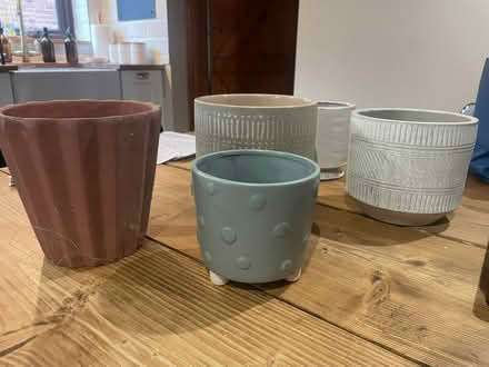 Photo of free 5 x plant pots (Barford NR9) #2