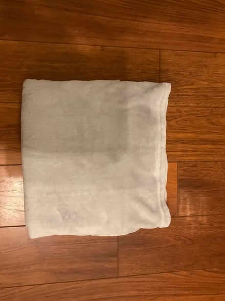 Photo of free Light grey fleece throw (Sale M33) #2