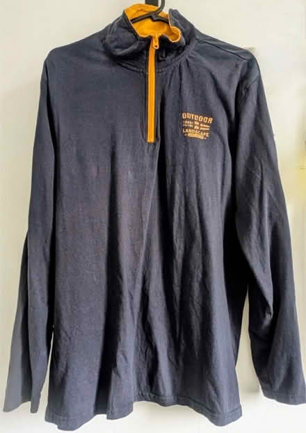 Photo of free Blue Long Sleeve V-neck Shirt (Male). (Red House Farm) #1