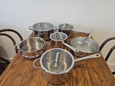 Photo of free Stainless steel pots and pans (Bath) #1