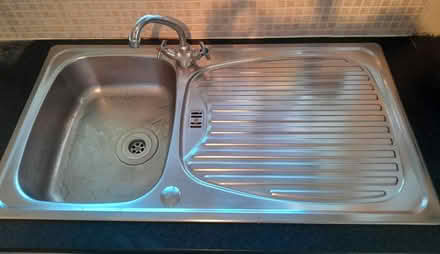 Photo of free Stainless steel sink with tap (Widdrington, Morpeth NE61) #1