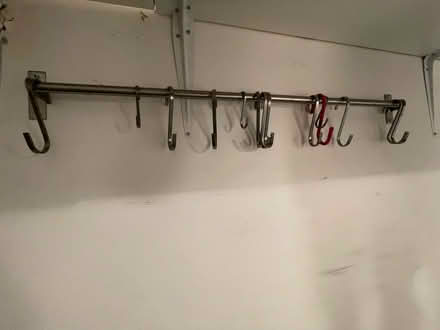 Photo of free IKEA steel rails & hooks (Northfields) #2
