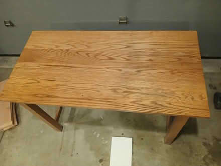Photo of free Mission style oak desk (Plainfield, IL) #2