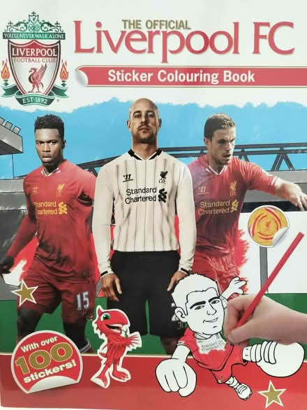 Photo of free Liverpool FC Sticker Colouring book (Wollaton NG8) #1