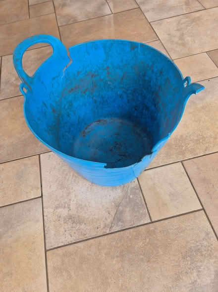 Photo of free Plastic tub, broken. Approx. 30cm high. (Headington OX3) #1