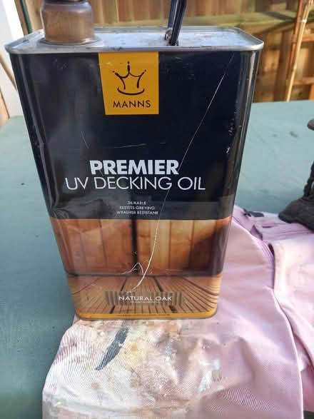 Photo of free Decking oil (North Tonbridge TN10) #1