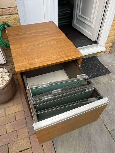 Photo of free Wooden filing cabinet (BA2) #1