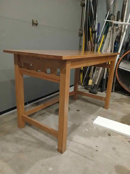 Photo of free Mission style oak desk (Plainfield, IL) #1