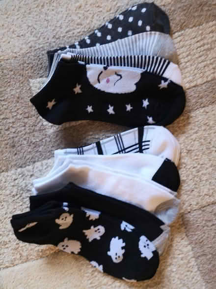 Photo of free Halloween socks (9 pairs, size ~5/EUR 38) (Henley-on-Thames RG9) #1