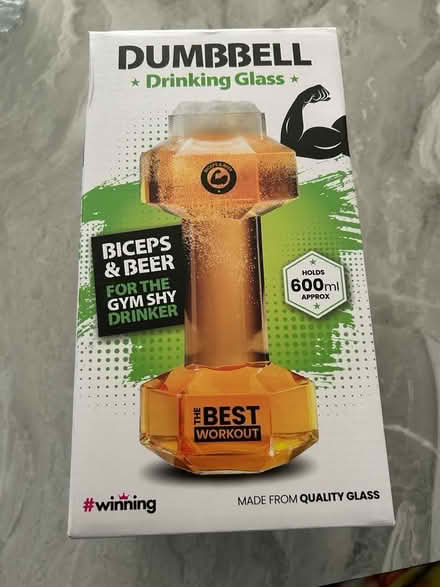 Photo of free Dumbbell Glass (Sandy Cross TN21) #1