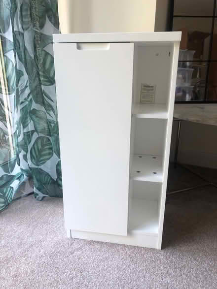 Photo of free Small white gloss cabinet (Horsforth LS18) #1