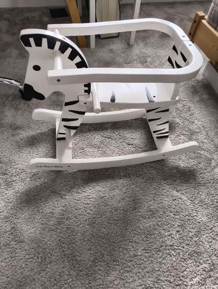 Photo of free Children's zebra rocking horse (Weybridge KT13) #2