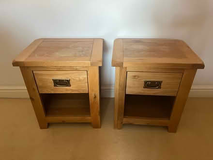 Photo of free 2 x wooden bedside tables (OX28 Witney) #1