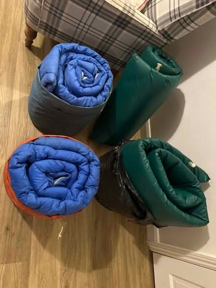Photo of free Vintage camping mattresses and sleeping bags (IP10) #1