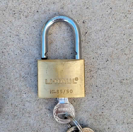Photo of free U-Haul Padlock (Nava Ade) #1