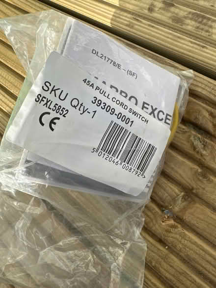 Photo of free Pull cord switch (Willowbrae EH8) #2