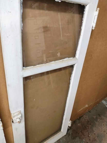 Photo of free Vintage cabinet doors, with glass (Westmont) #3