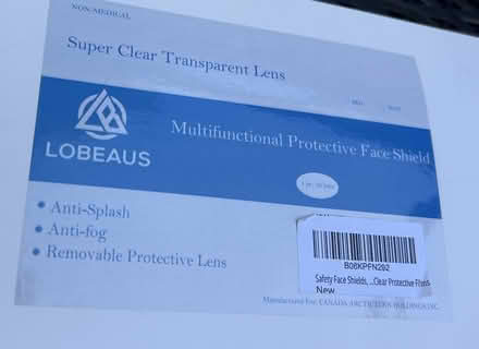 Photo of free Face shield w/ replacement panels (Hunt Club/Conroy area) #3