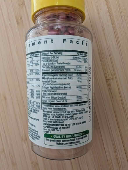 Photo of free 5000mg Biotin tablets (RG30 2PG) #2